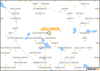 map of Jedlanka