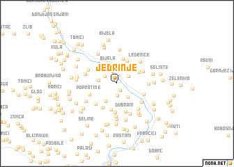 map of Jedrinje