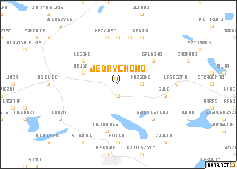 map of Jędrychowo