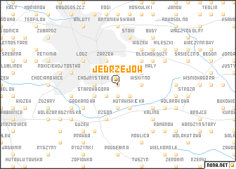 map of Jędrzejów