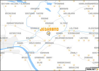 map of Jedwabno