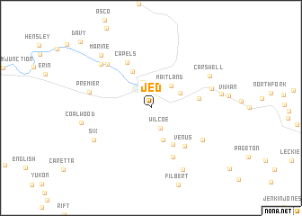 map of Jed