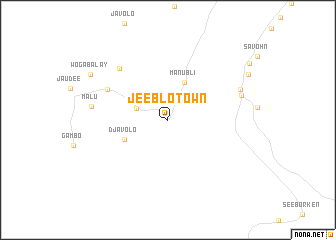 map of Jeeblo Town