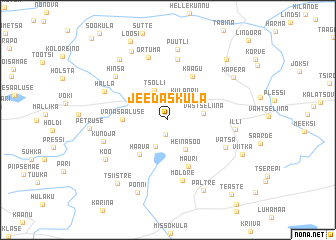 map of Jeedasküla