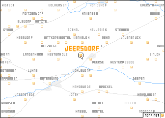 map of Jeersdorf