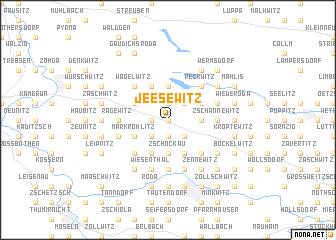 map of Jeesewitz