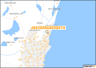 map of Jeeva Nagar North