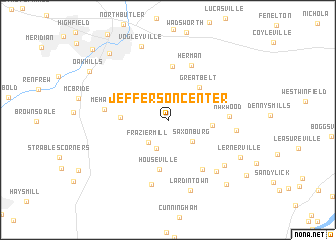 map of Jefferson Center