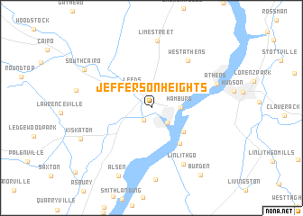 map of Jefferson Heights