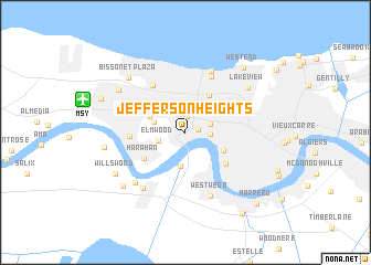 map of Jefferson Heights