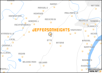 map of Jefferson Heights