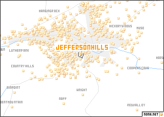 map of Jefferson Hills