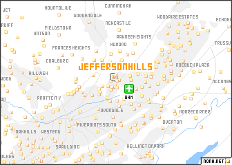 map of Jefferson Hills