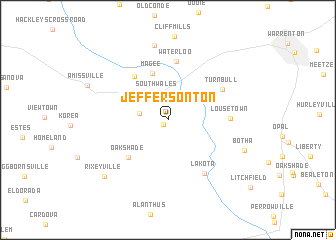 map of Jeffersonton