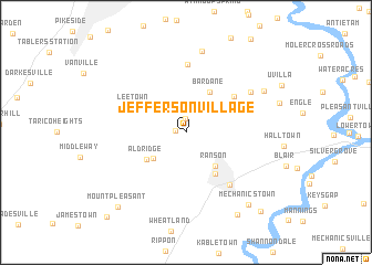 map of Jefferson Village