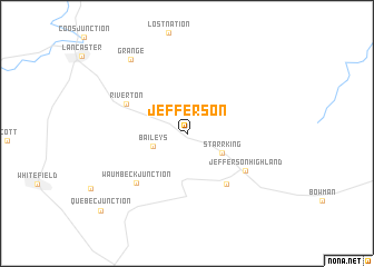 map of Jefferson