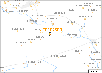 map of Jefferson