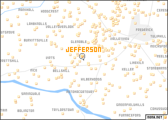 map of Jefferson