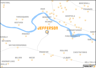 map of Jefferson