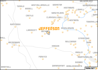 map of Jefferson