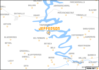 map of Jefferson