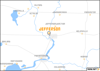 map of Jefferson