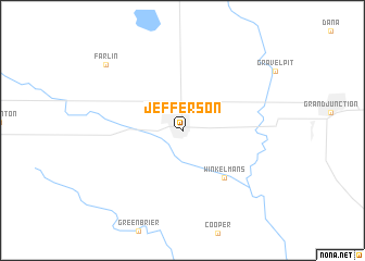 map of Jefferson