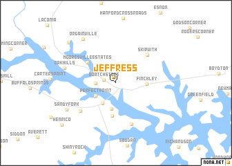 map of Jeffress