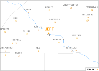 map of Jeff