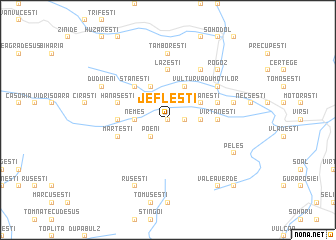 map of Jefleşti