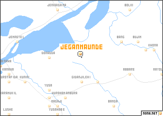 map of Jegan Maunde