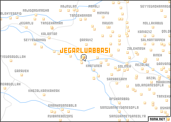 map of Jegarlū ‘Abbāsī