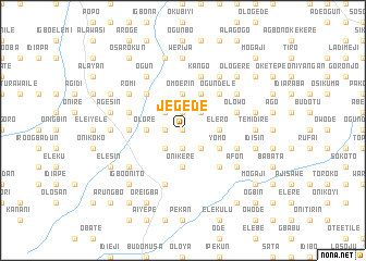 map of Jegede