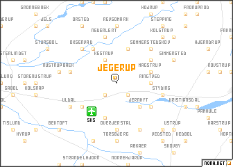 map of Jegerup