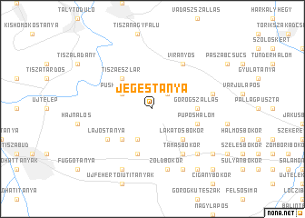 map of Jegestanya