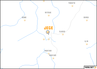map of Jege