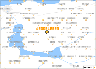 map of Jeggeleben