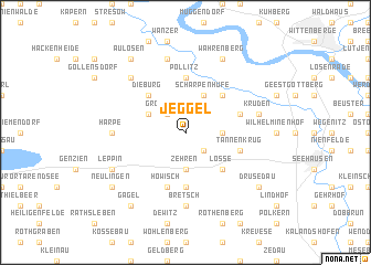 map of Jeggel