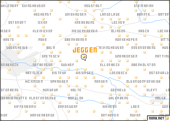 map of Jeggen