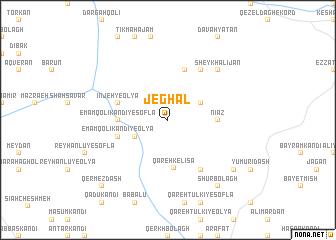 map of Jeghāl