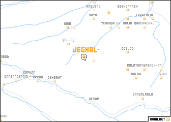 map of Jeghāl