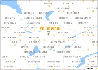 map of Jegliniszki