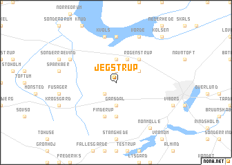map of Jegstrup