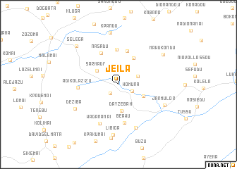 map of Jeila