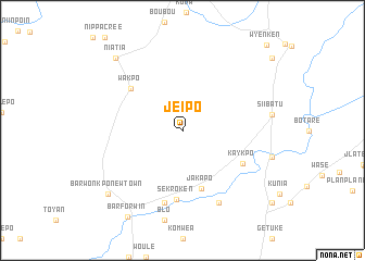 map of Jeipo