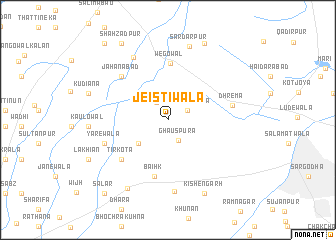 map of Jeistiwāla