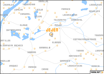 map of Jején