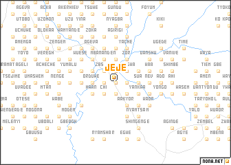 map of Jeje