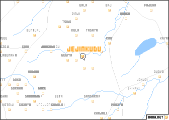 map of Jejin Kudu