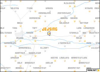 map of Jejsing